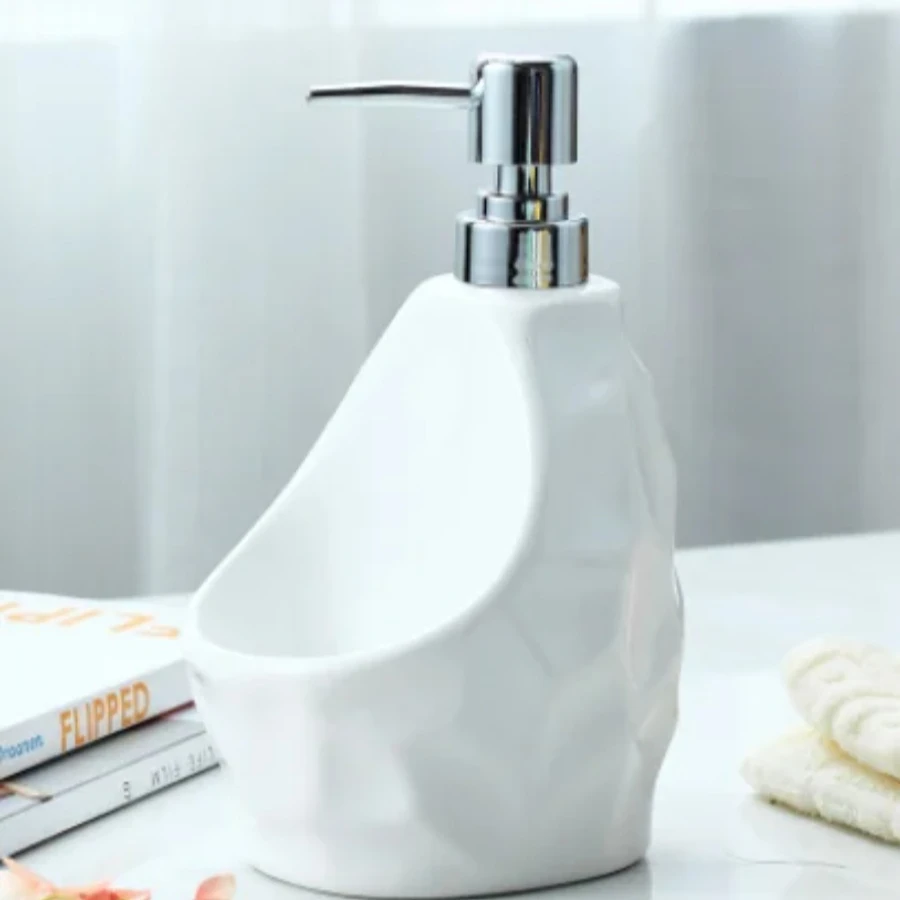 Simple Ceramic Emulsion Bottle Pressing Hand Sanitizer Bottle Home Decor Bathroom Accessories Travel Pump Soap Dispenser