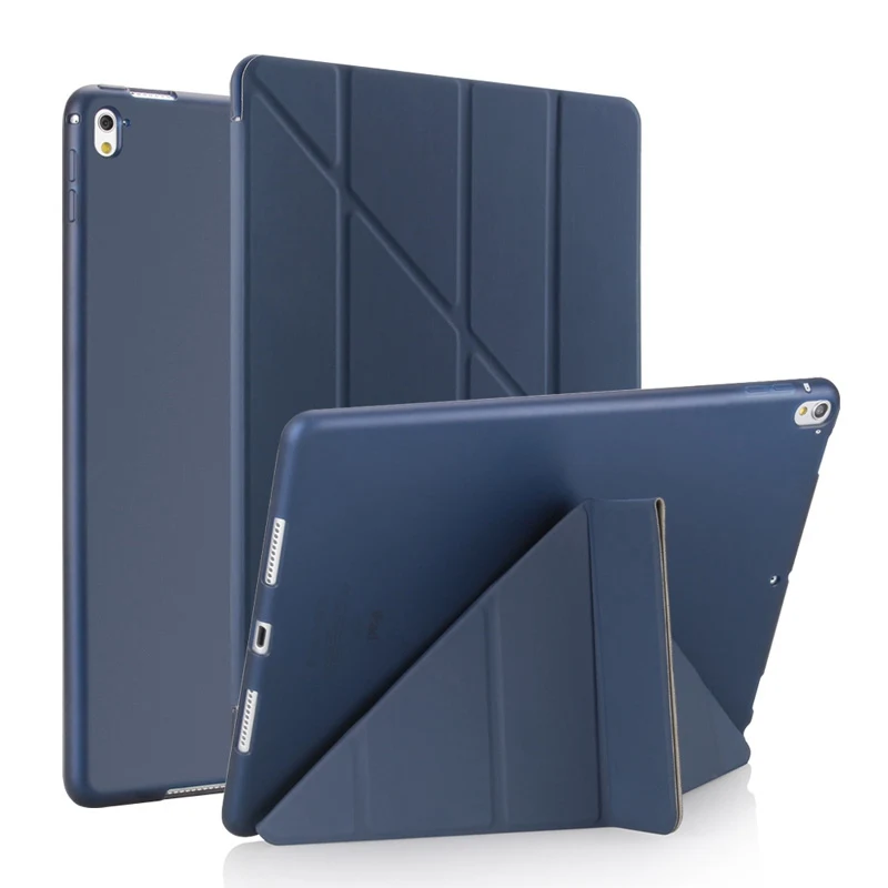 Slim PU Leather+Silicone Case For iPad Air 3 2019 Soft Back Smart Cover for iPad Pro 10.5 2017 2019 10.5 inch Case +Film Pen