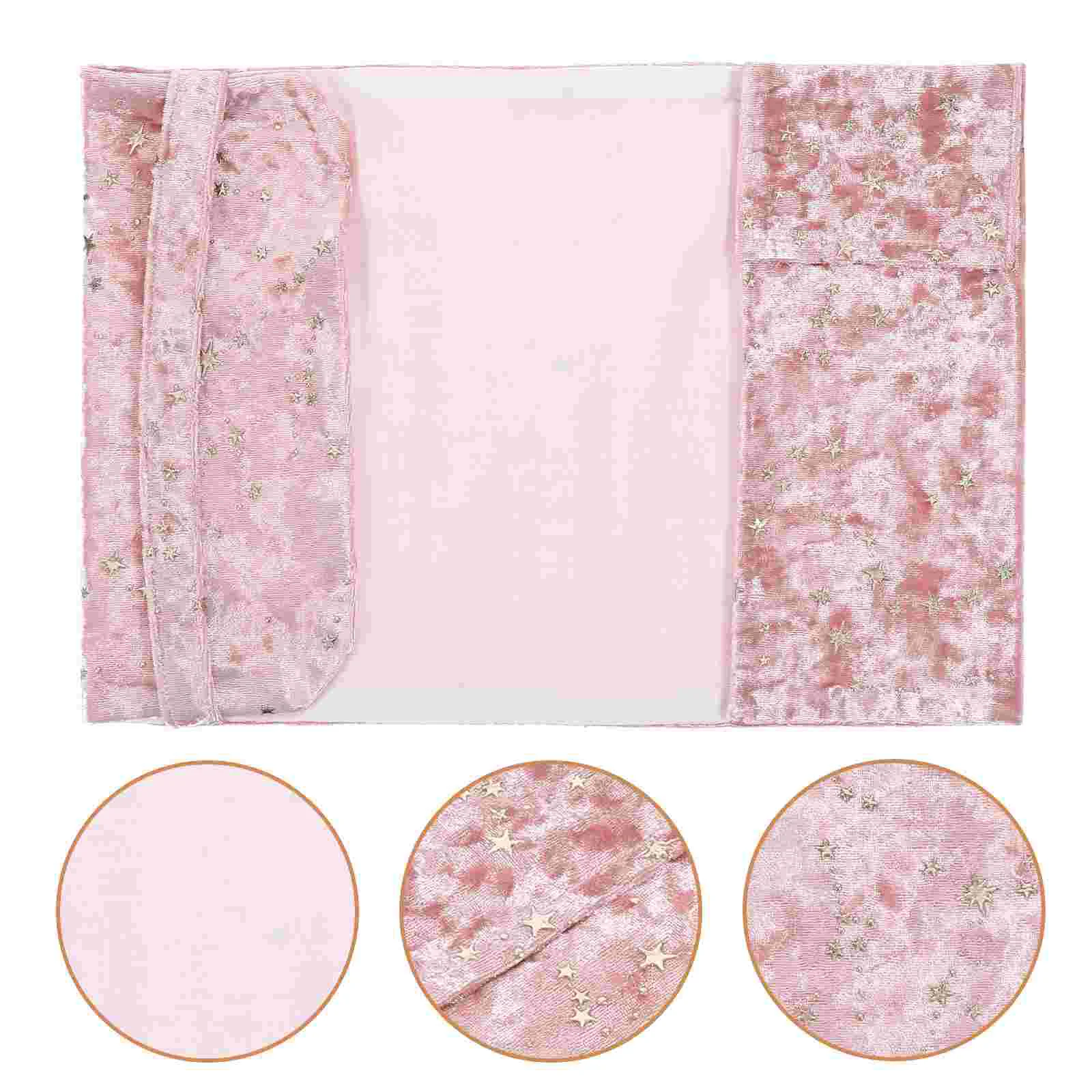

Retro Butterfly Handmade Cloth Book Cover Adjustable Protective Sleeve Stylish Notebook Cover Decorative Textbook Case