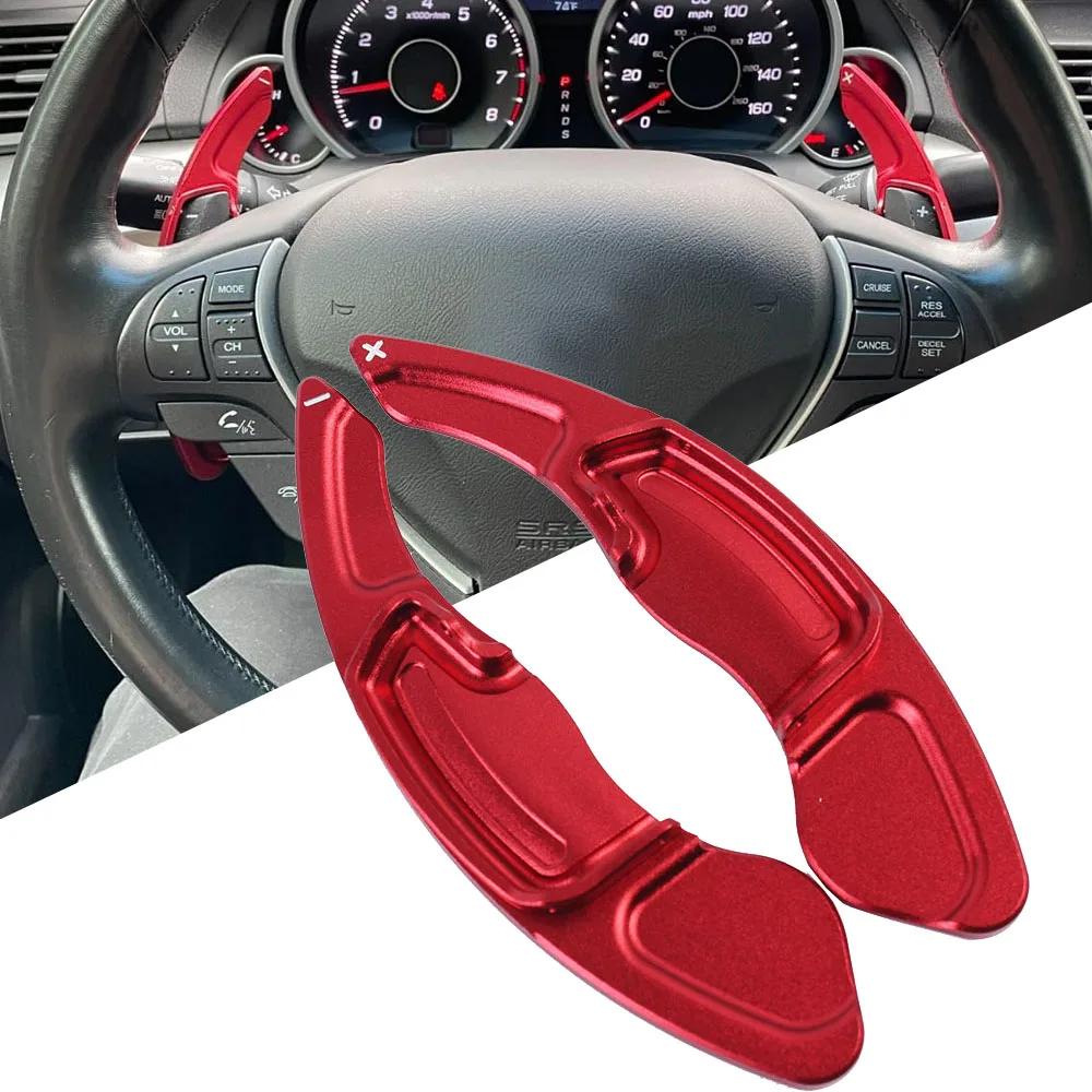 1 Par de Palancas de Cambio de Aluminio para Honda Accord, Odyssey, Acura MDX, ILX, RDX, TLX, TSX, Palancas de Cambio para Volante