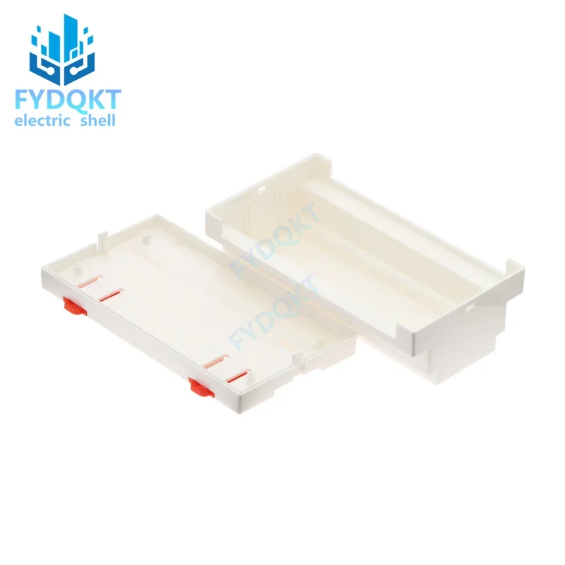 1PCS PLC DIN 35-Rail Electrical Shell Safety Grid Instrument Housing ABS Plastic Case 88X158X59MM 4-04 Junction Boxes view 4