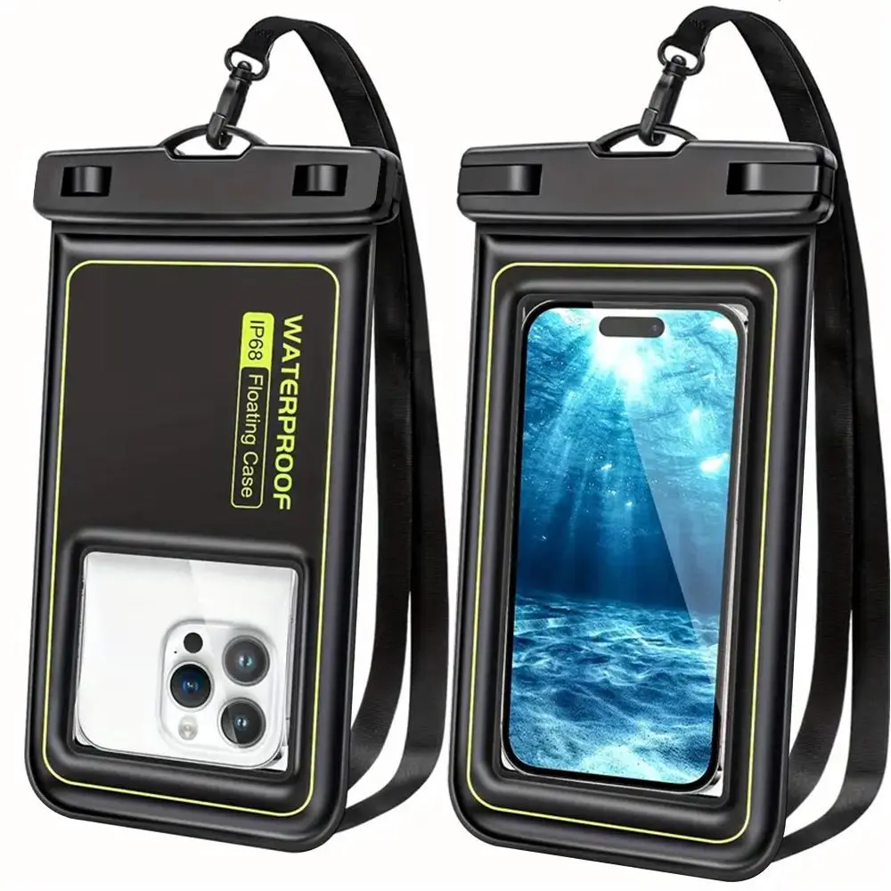 Universal Waterproof Floating Phone Pouch with Detachable Strap