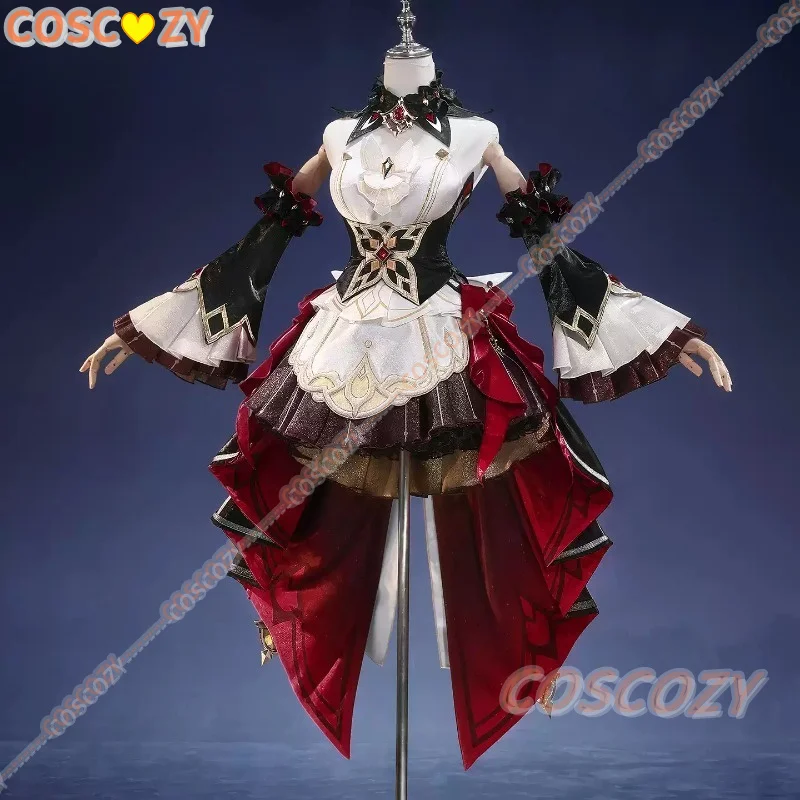 Presale High Quality Sandrone New Cosplay Costume Genshin Impact Women Fatui Harbinger Cute Maid Game Model Outfit Women Dress view 5