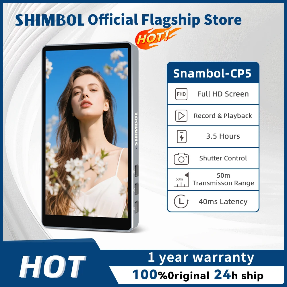 

SHIMBOL CP5 1080p full hd 5 for phone monitor screen monitor CP5 wireless smartphone monitor Suitable for Android and Apple