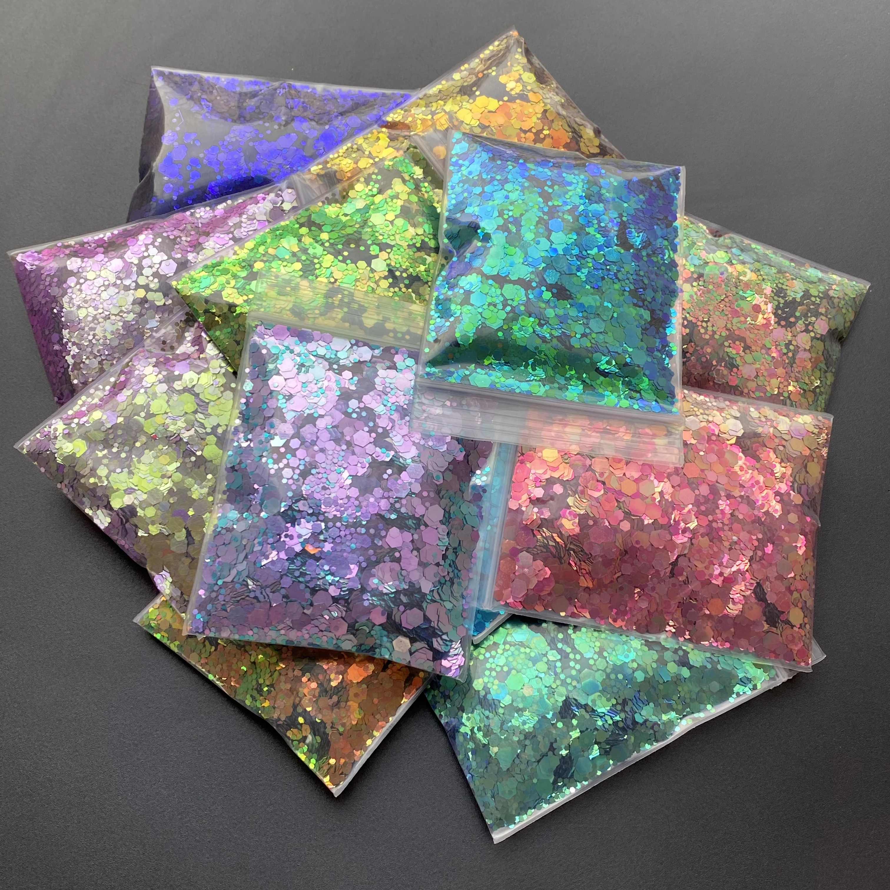 20g/Bag Chameleon Glitter Flakes Color Shift Chunky Nail Sequins For Crafts Resin Nails Manicure