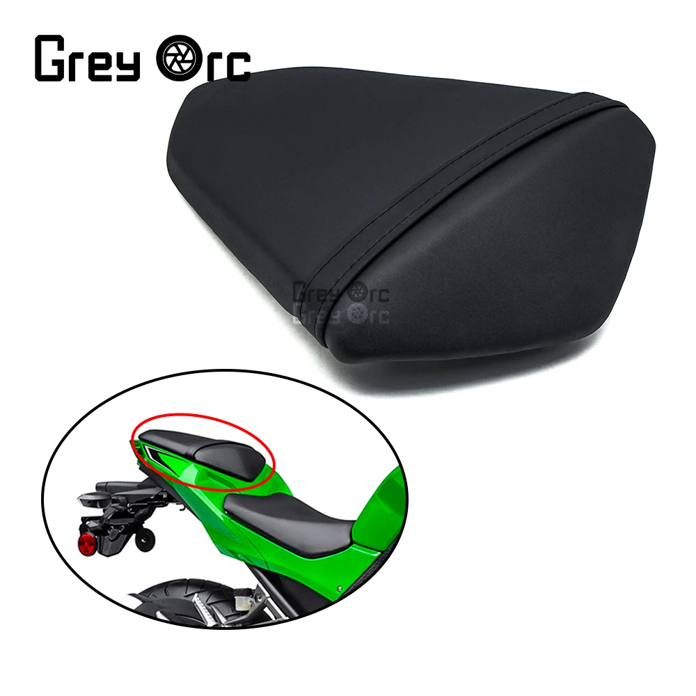 

Motorcycle Black Rear Passenger Pillion Seat For Kawasaki Ninja 300 250 EX300 2013 2014 2015 2016 2017
