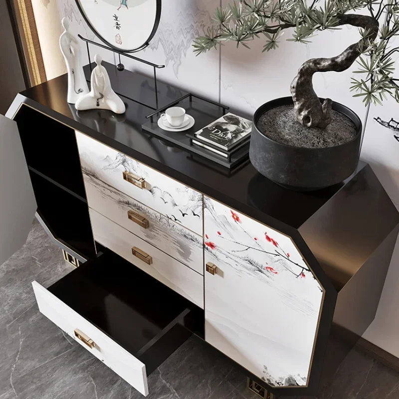 

Entrance Doorway Living Room Home Storage Sideboard Curio Painted