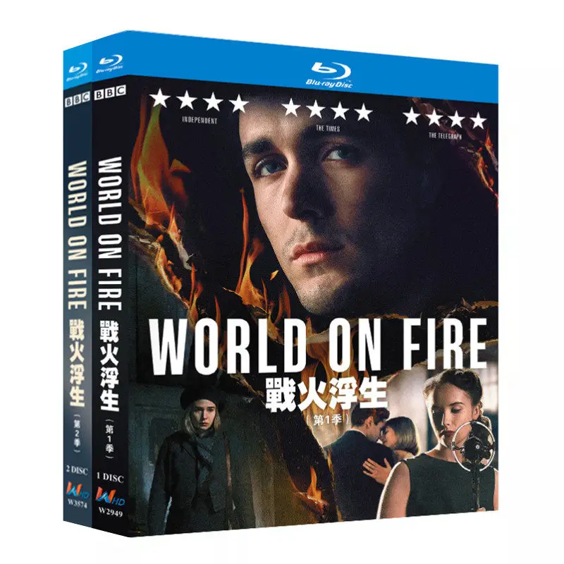 

Blu-ray Ultra HD British Drama Series War and Peace Seasons 1–2 Box Set with English and Chinese Subtitles