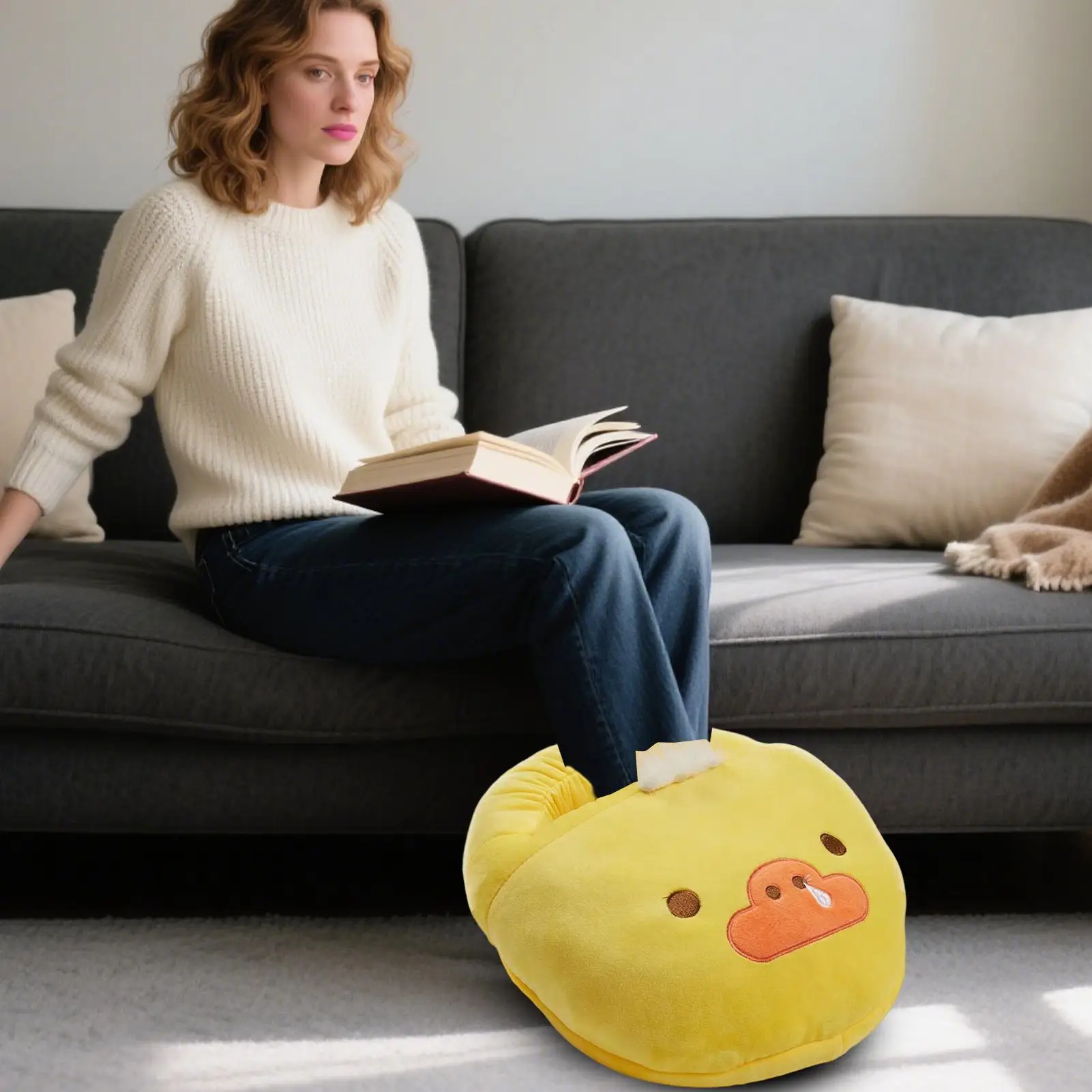 

Электрическая грелка для ног с подогревом, USB электрическая грелка для ног, грелка для ног, обувь с героями мультфильмов, зимнее снаряжение для квартиры, общежития, спальни, гостиной