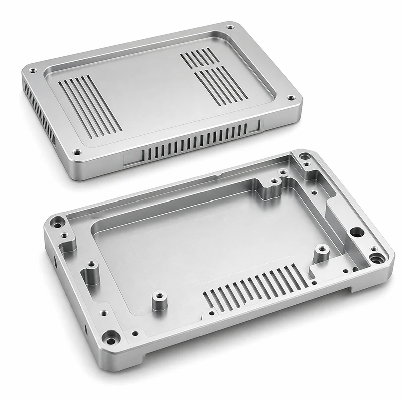 Custom 6063 T6 Aluminum CNC Machining Service for Electronics Covers EV Charging Equipment Components
