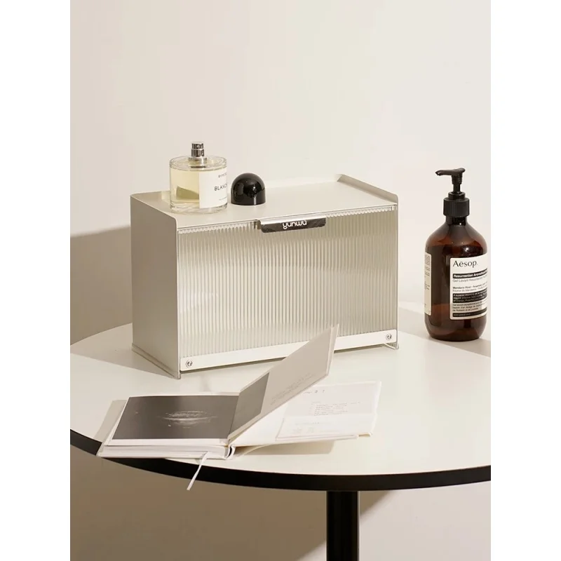 Automatic lighting entrance storage cabinet with multi-functional entry organization for masks, high appearance level
