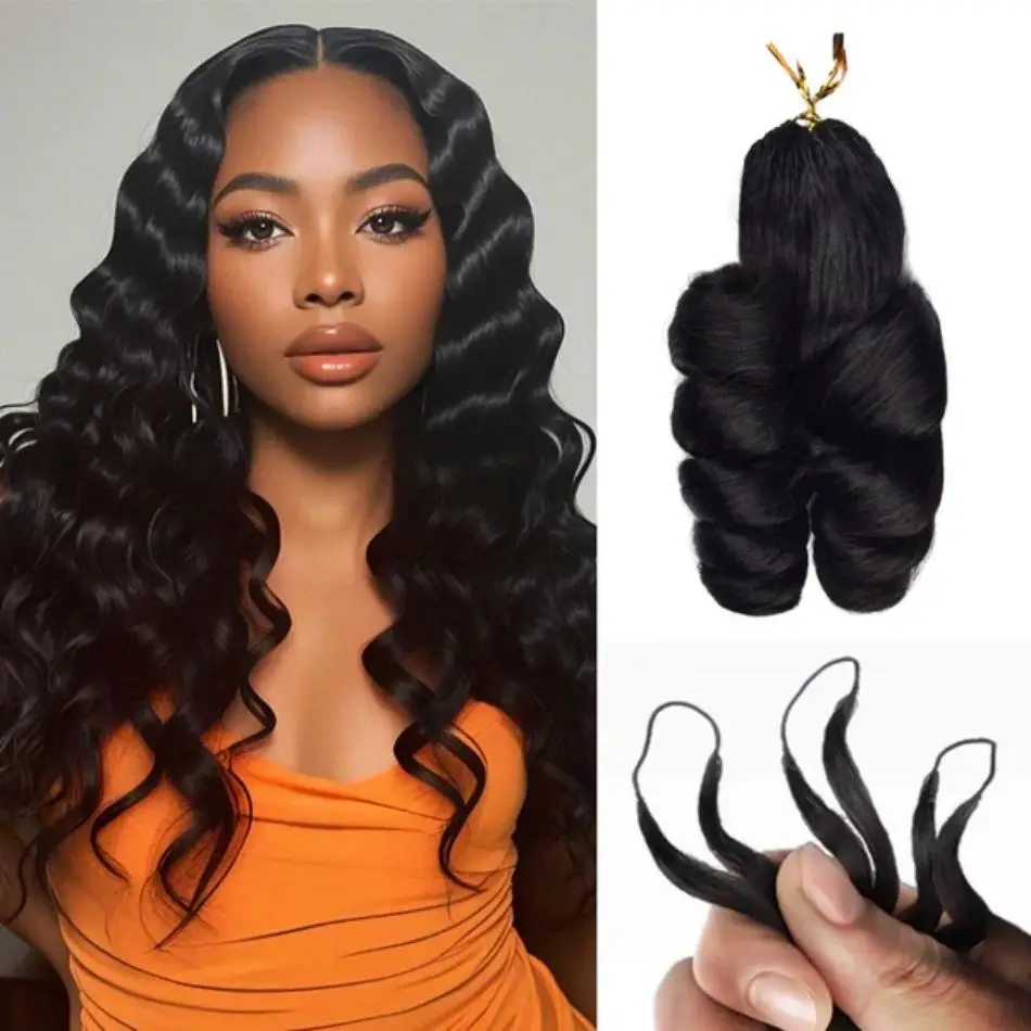 

Волосы для наращивания Body Wave Crochet, 12A, предварительно разделенные, без узлов, из натуральных волос, афро-наращивание, 100% человеческие волосы для женщин