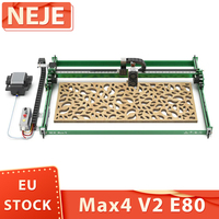 NEJE Max4 V2 E80 20W Laser Engraver and Cutter, Motorized Z-Axis, 1000mm/s Fast Speed, 750*460mm