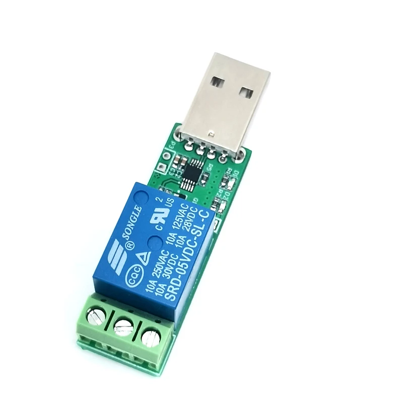 HID Drive Free USB Computer Drive Free Control Switch 1 Channel 5V Relay Module PC Intelligent Control Plug and Play