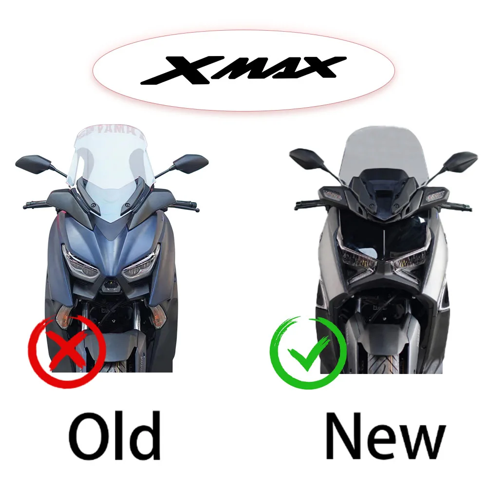 Dla XMAX 300 24 szyba przednia motocykla deflektor wizjera szyba przednia dla YAMAHA XMAX 125 2024 XMAX 250 XMAX 300 2023 2024 XMAX 300