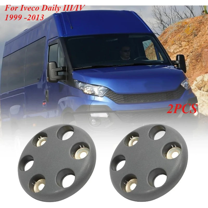 

2PCS New Wheel Hub Cover For Iveco Daily III/IV 1999 -2013 Car Accessories 93824452