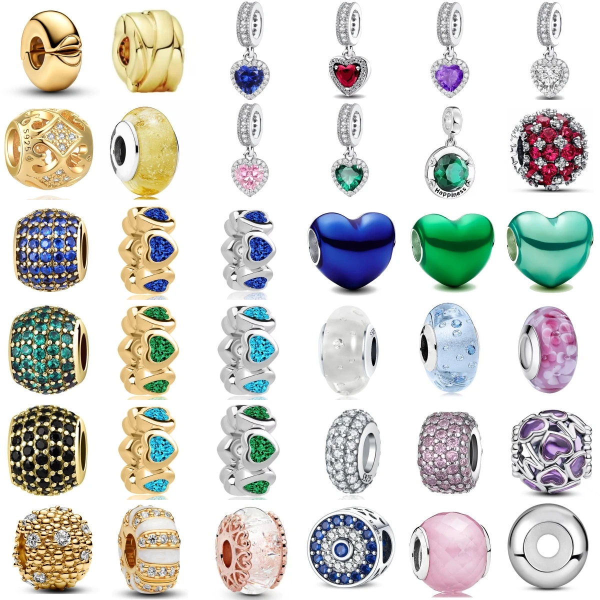 

Новые стеклянные бусины со снежинками, очаровательные украшения, оригинальный браслет, аксессуары «сделай сам», 925, посеребренные ювелирные изделия, женский подарочный кулон