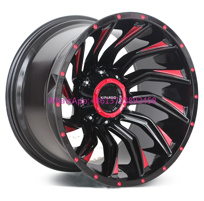 

In Stock 20 Inch 6 Lug Rims off Road 17x9 20x9 Alloy Wheels 5x127 6x139.7 Ready to Ship