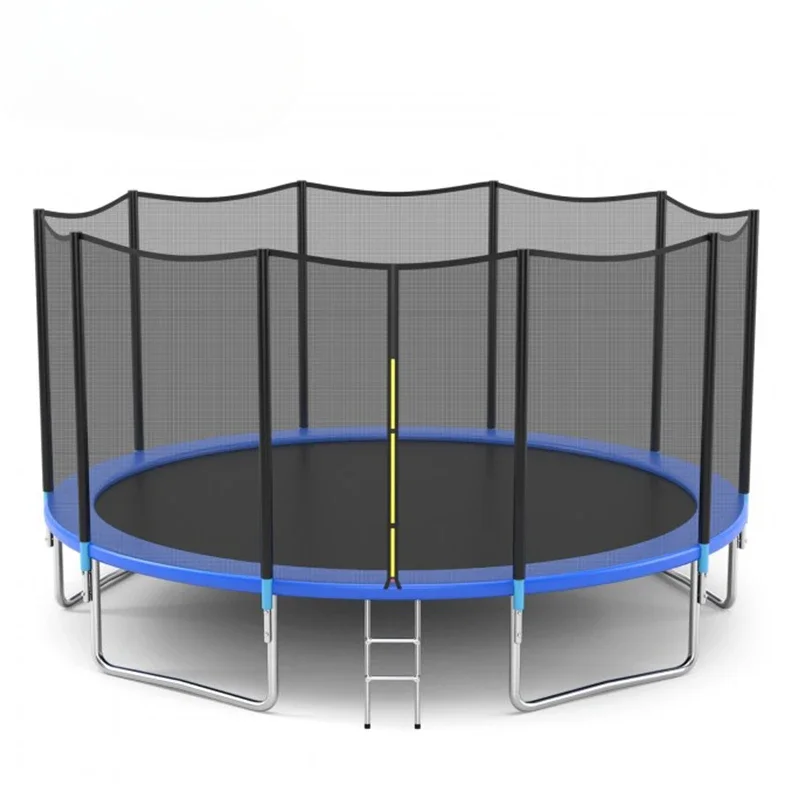 Jumping Fun Equipment Outdoor Park Trampoline with Net for Kids Boys Girls