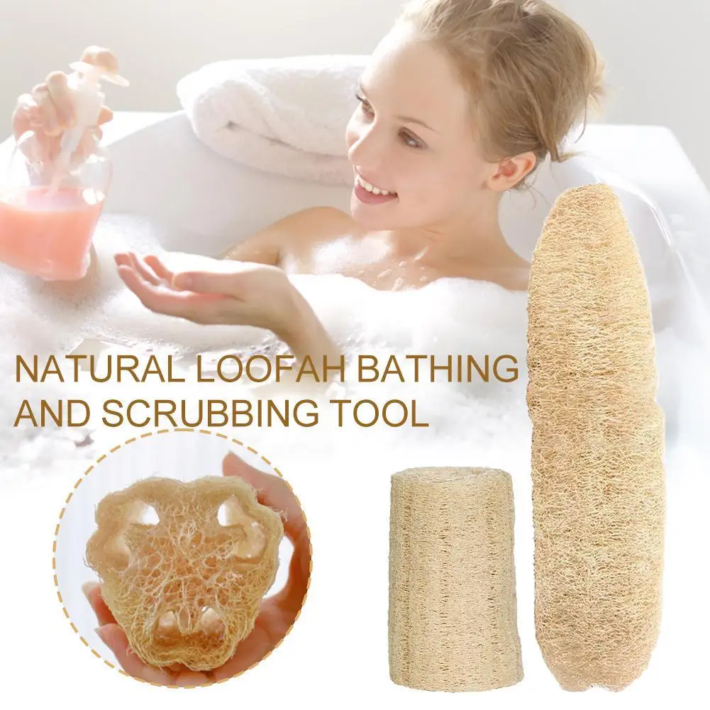Natural Soft Exfoliating Loofah Bath Shower Unisex Organic Loofahs Body Sponge Exfoliating Scrubber Natural Body Wash Bath Tools