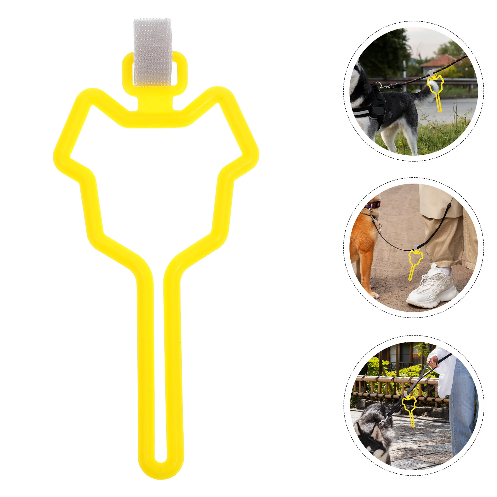 

Pet Waste Bags Clip Bicycle Poop Holder Carrier Walk The Dog Holders Yellow Travel