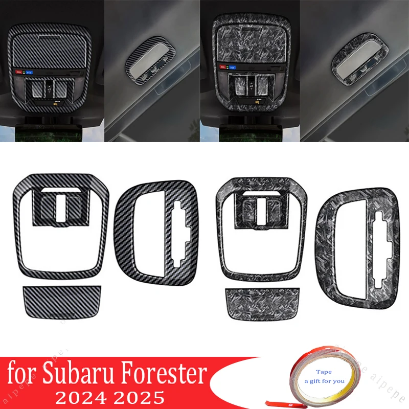 

LHD For Subaru Forester 2024 2025 Rear Reading Lights Cover Trim Car Reading Light Frame Interior Accessoriess
