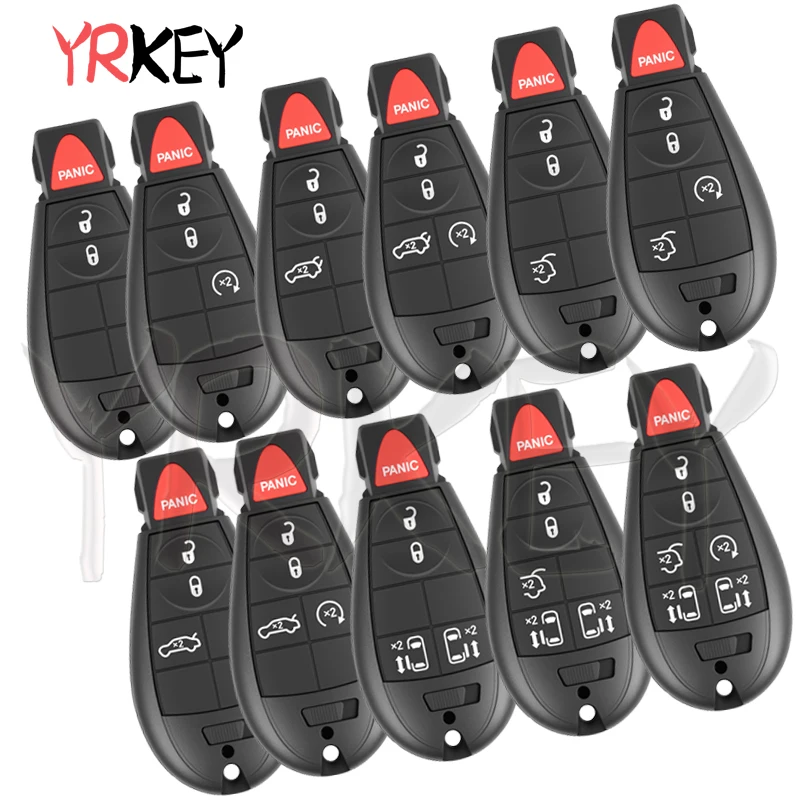 مفتاح بعيد فوب لدودج كاليبر رحلة لكرايسلر 300C فوييجر 2008-2010 ل جيب جراند شيروكي 434 ميجا هرتز ID46 رقاقة M3N5WY783X #3