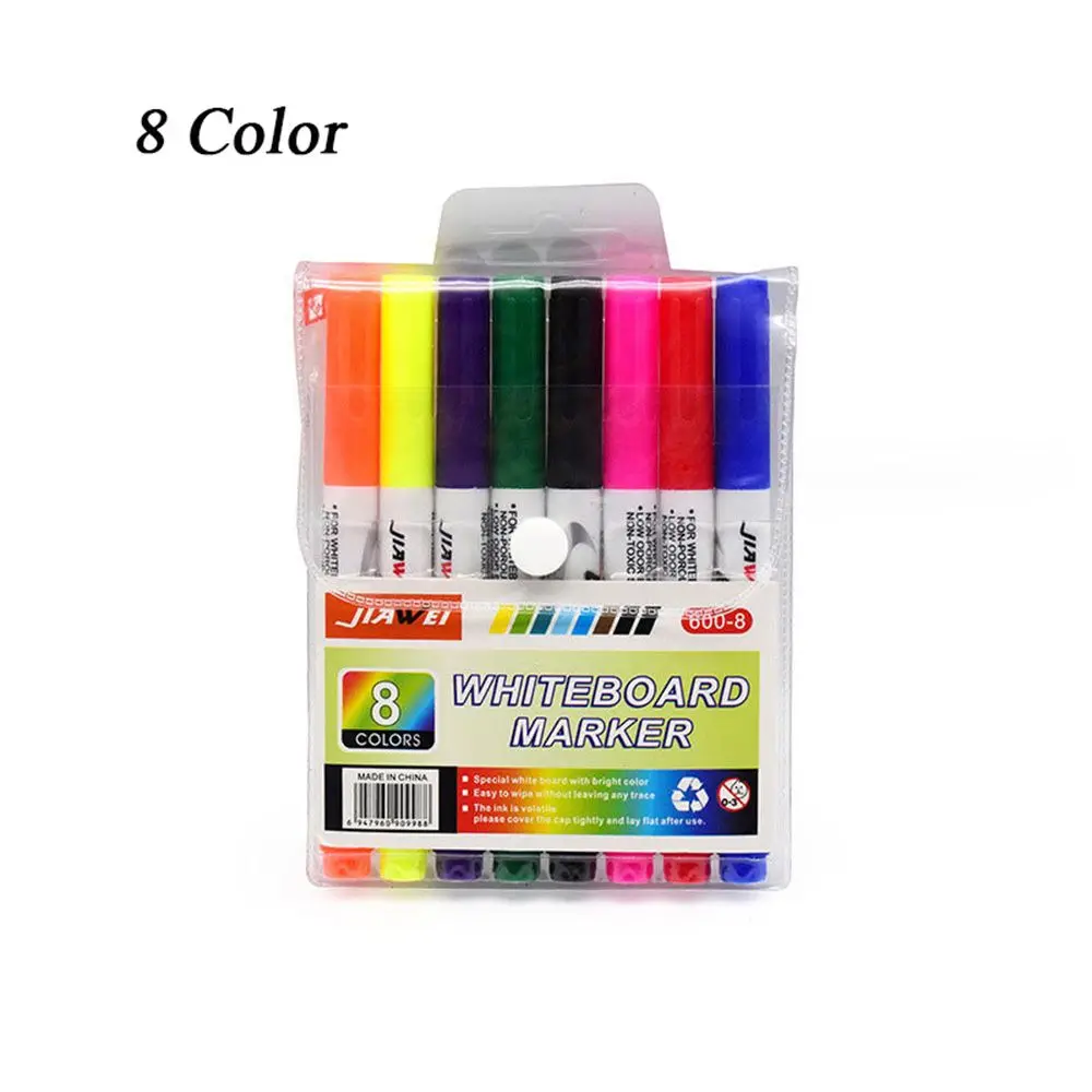 4/8/12 farben Magische Keramik Löffel Wasser Zeichnung Magische Wasser Malerei Stift Doodle Stift Bunte Mark Stift Whiteboard Marker