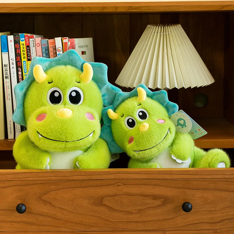 

Miniso трицератопс плюшевая игрушка кукла-динозавр детская подушка спальная кукла захват кукла подарок на день рождения для девочек