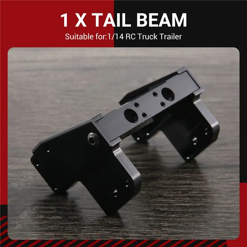 

AS96-Metal Tail For Tamiya 1/14 RC Truck Trailer Car Tipper Scania Actros Volvo Lesu MAN Actros Upgrade Parts