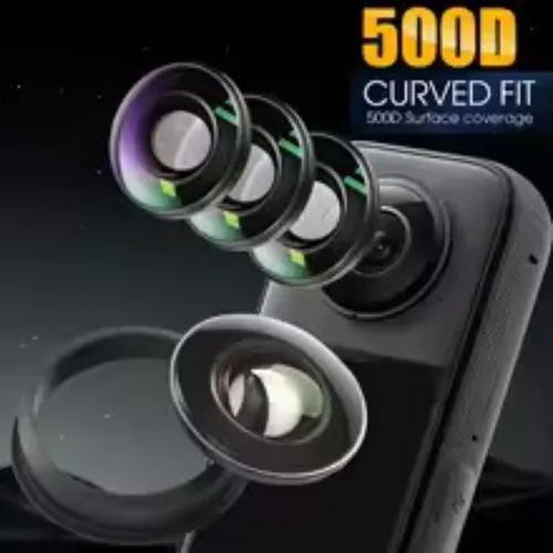 Imagen 2 del producto Lente de repuesto genuina Insta360 X3, pieza de reparación de vidrio frontal e inferior, accesorios HD resistentes a los arañazos