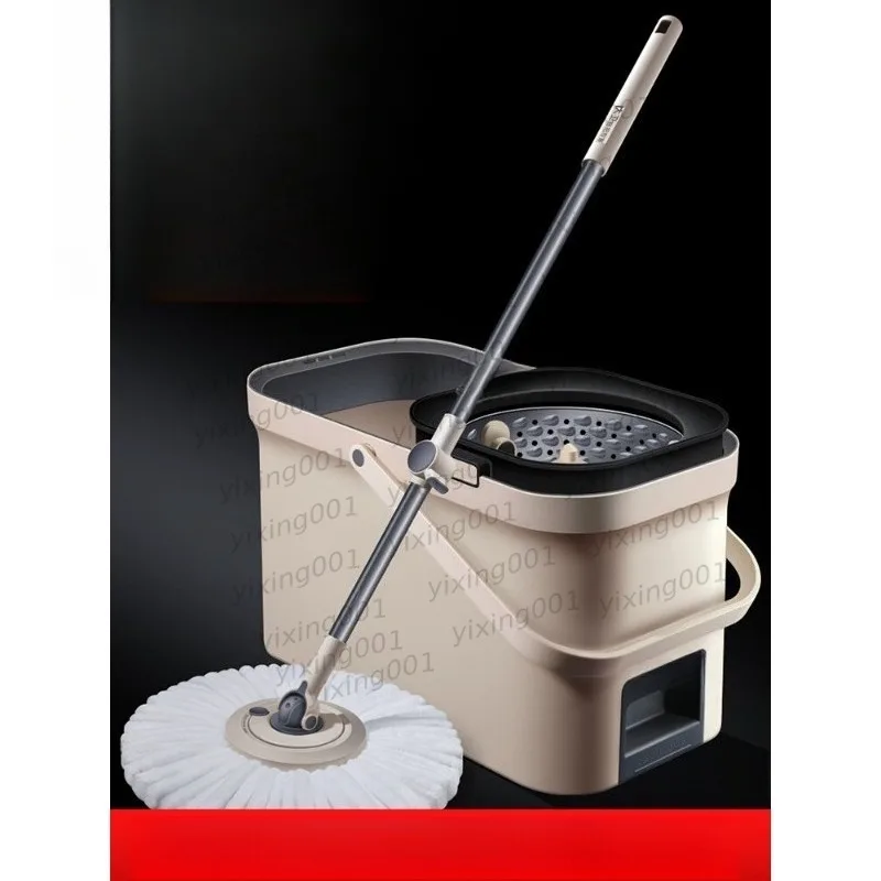 Spin Mop Bucket System Hands‑Free Washing Wet‑Dry Dual‑Use Floor Mop for Household Home Cleaning