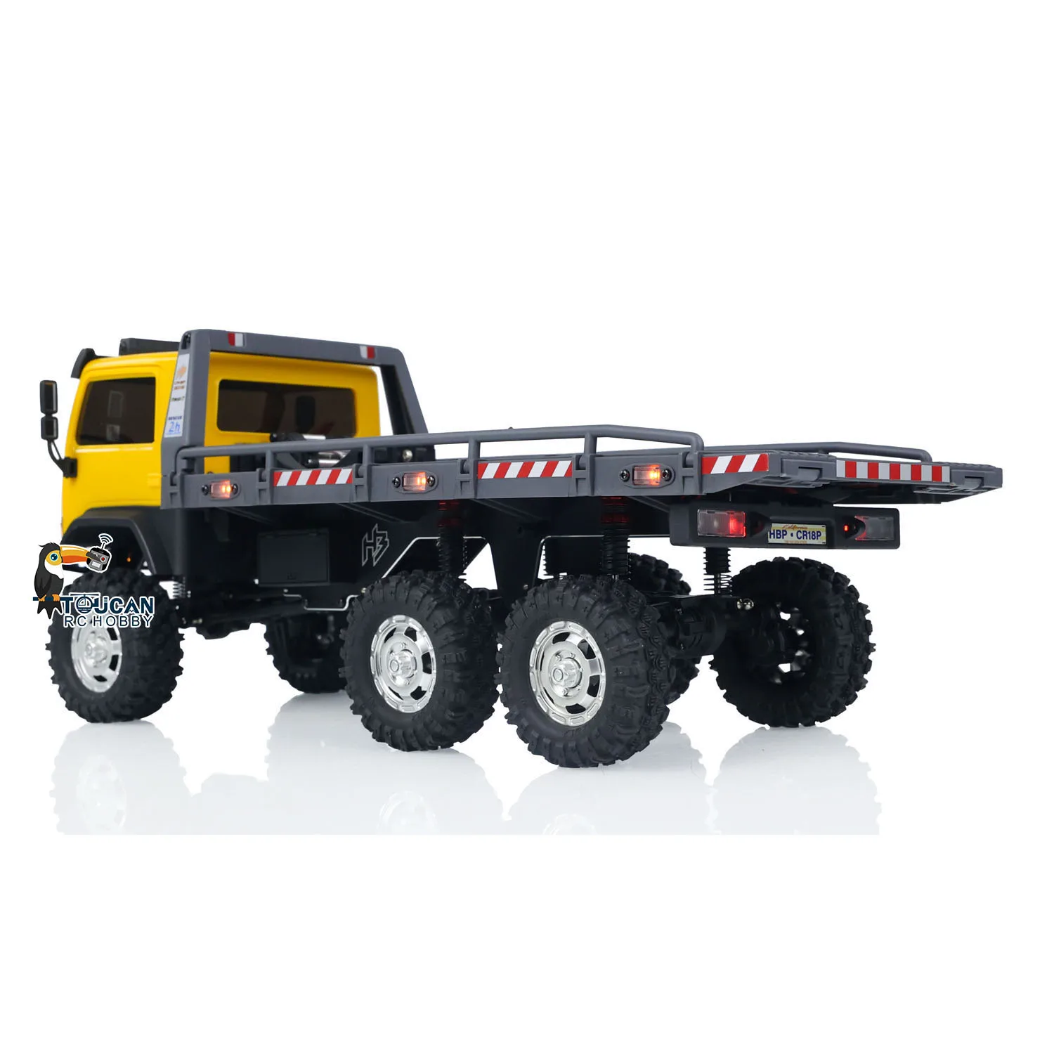 1/18 CR18P RTR RC Rock Crawler Flatbed Truck Car 6x6 Painted Assed Off-Road Truck 2-Speed Transmission Light Vehicle TH24369