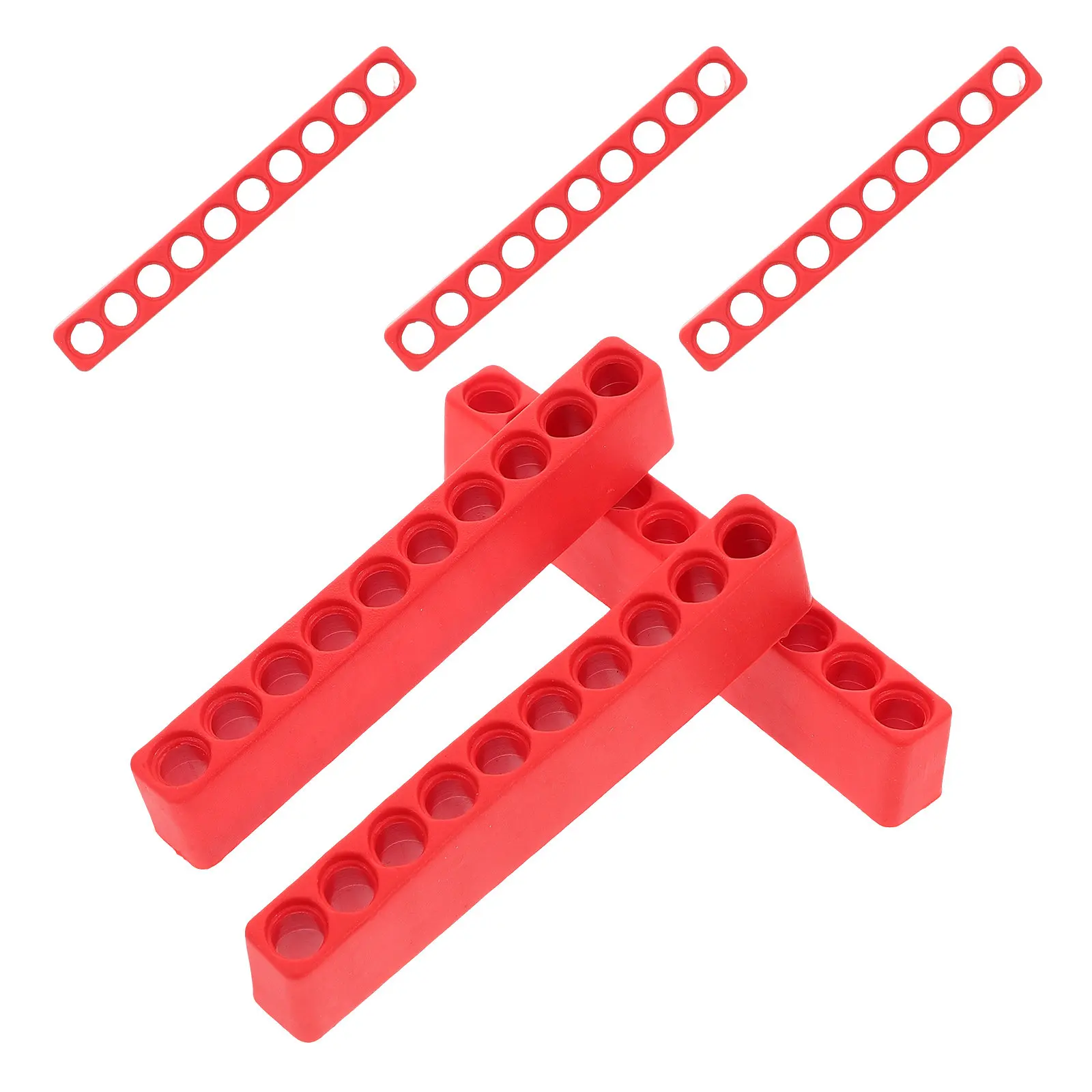 

6Pcs Bit Holder Organizer Plastic Screwdriver Bit Storage Case Design for Easy Access Organized Toolbox Use