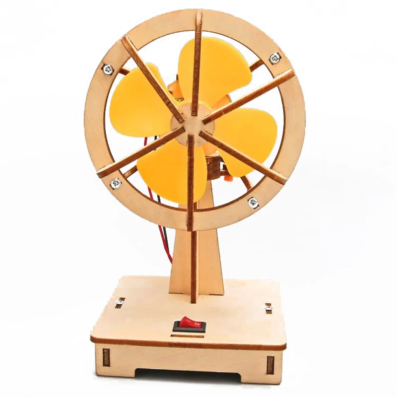 Scientific Experiment Model Educational Toy Electric Shaking Fan Handmade Small Production DIY Educational Supplies