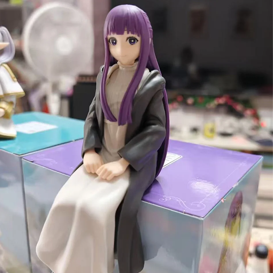 Anime Frieren Beyond Journey's End Fern Sitzende Figur PVC-Statue Sammlerstück Modell Desktop-Dekoration Geschenk – Detail 3