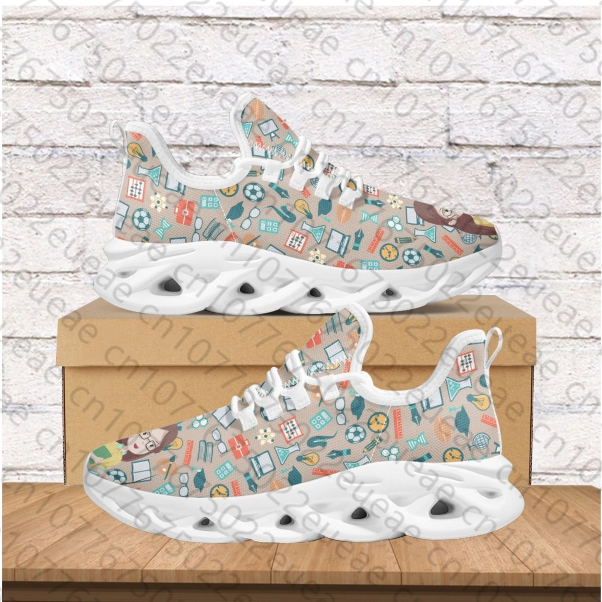 

Кроссовки женские сетчатые на платформе, легкая прогулочная обувь, для учителя, для школы и бега, подарок на День учителя, для работы на лето