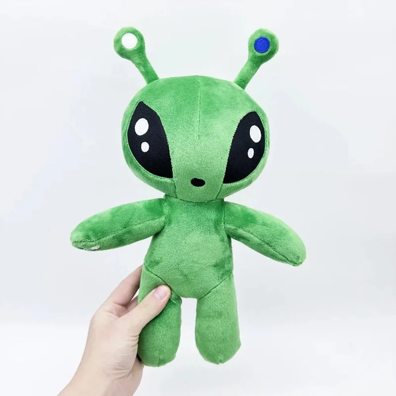 New cross-border AFTONSPARV green alien plush toy peripheral