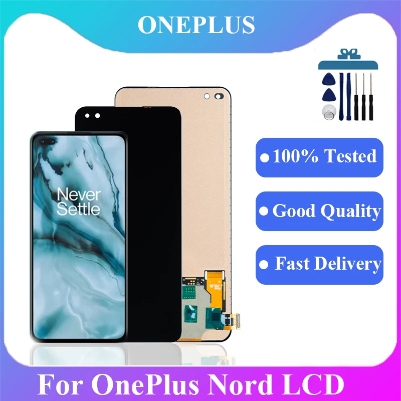 Oled For OnePlus Nord LCD Display AC2001 AC2003 LCD display Touch Screen Digitizer Panel Assembly for oneplus 8Z LCD