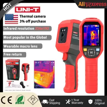 UNI-T 휴대용 열화상 카메라 적외선 온도계, UTi260B, 해상도 256x192 