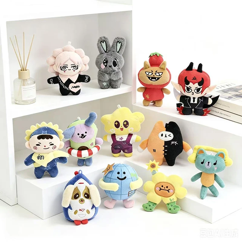 Heißer Cartoon Thailand GMMTV Plüsch-Schlüsselanhänger, niedliche Maskottchen-Puppe als Taschenanhänger für Thai-Idol-Fans, All-Star-Sportveranstaltungen, Sammlerstück, Geschenk