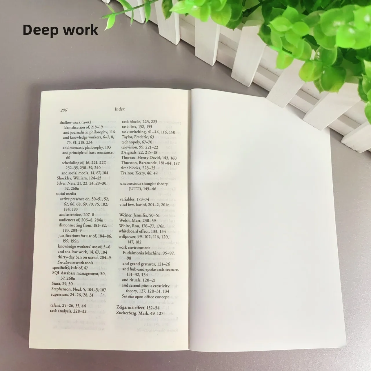 Deep Work Cal's Deep Work Newport focuses on successful rules, leadership and motivational books in a distracted world.