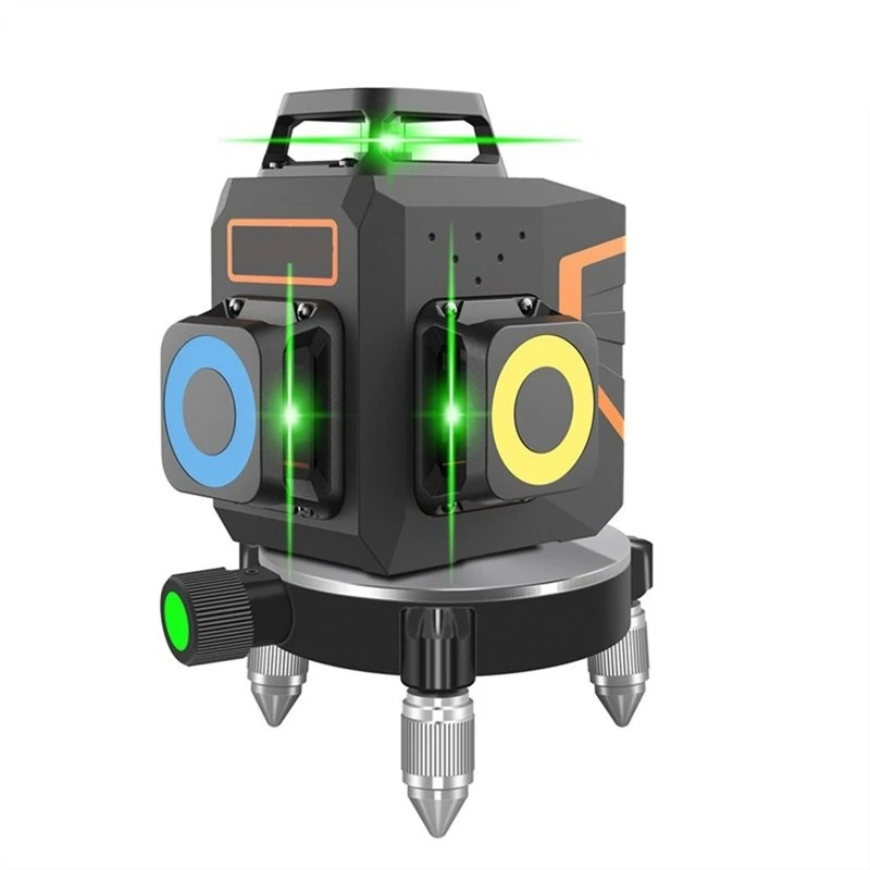 Y42A-Green Laser Measuring Tool 3D Auto Self-Leveling Nivel Portable Laser Level 360° High Precision Lazer L-Shape 12 Lines