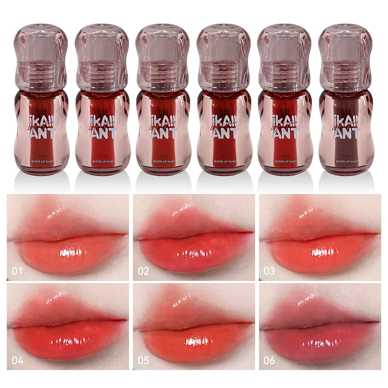 Crea colori bianchi con colori a specchio per labbra color olio, trucco umido, lucentezza trasmittata al ghiaccio, trucco labbra nella sensazione coreana di alta qualità, può abbinare con una varietà di trucchi. Adatto per la pelle gialla