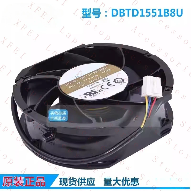D  FOR AVC DBTD1551B8U 17251 DC48V 2.16A 17.2CM 4-Wire High Airflow Cooling Fan