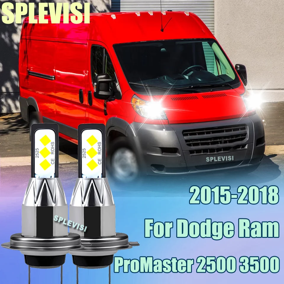 

IP67 6000K H7 60W Xenon White Lamps Car Upgrade Headlight 1-Year Warranty For Dodge Ram ProMaster 2500 3500 2015 2016 2017 2018