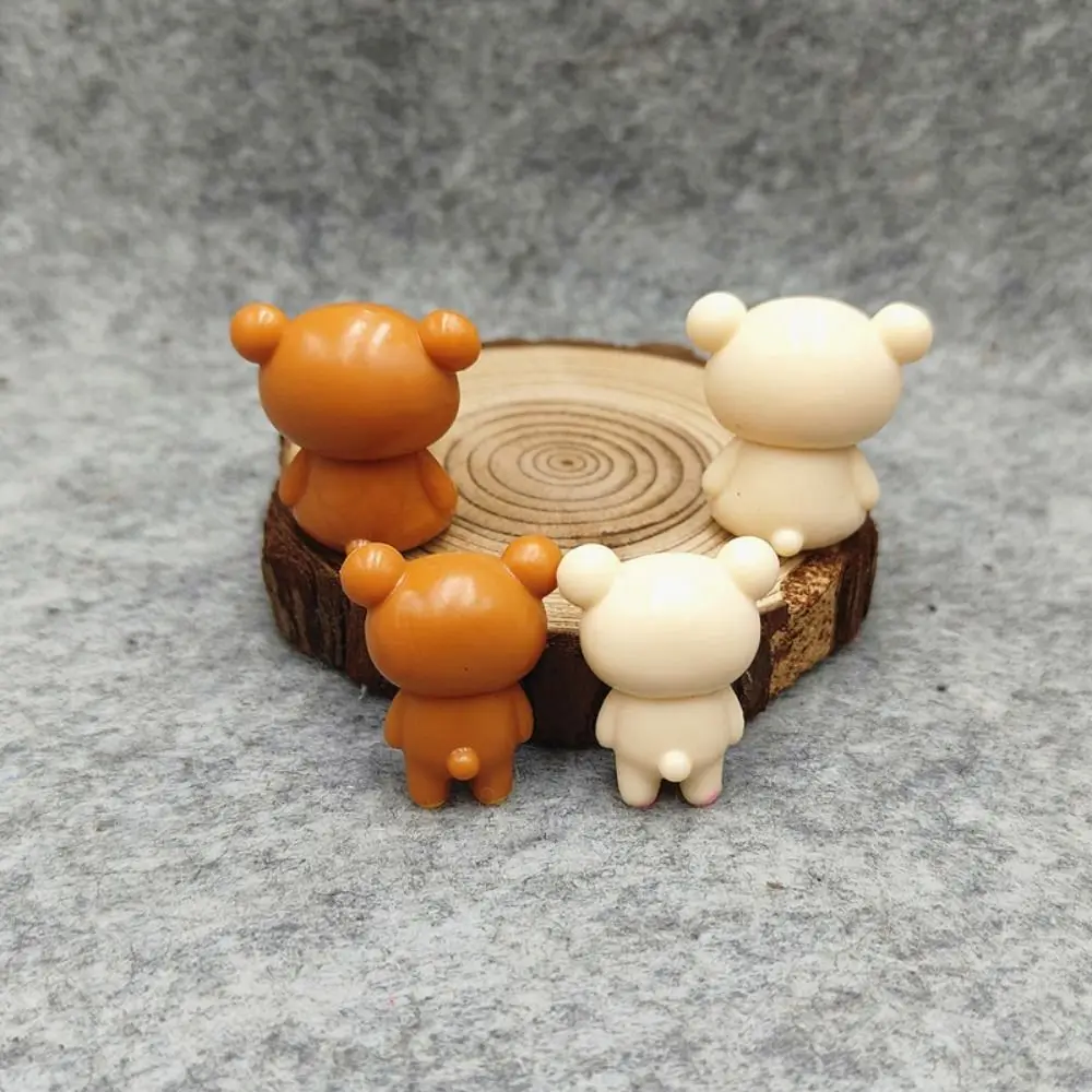 New Kawaii Style Rilakkuma Key Chain Mini DIY Lazybear Doll Couple Design Cute Pendant Decor