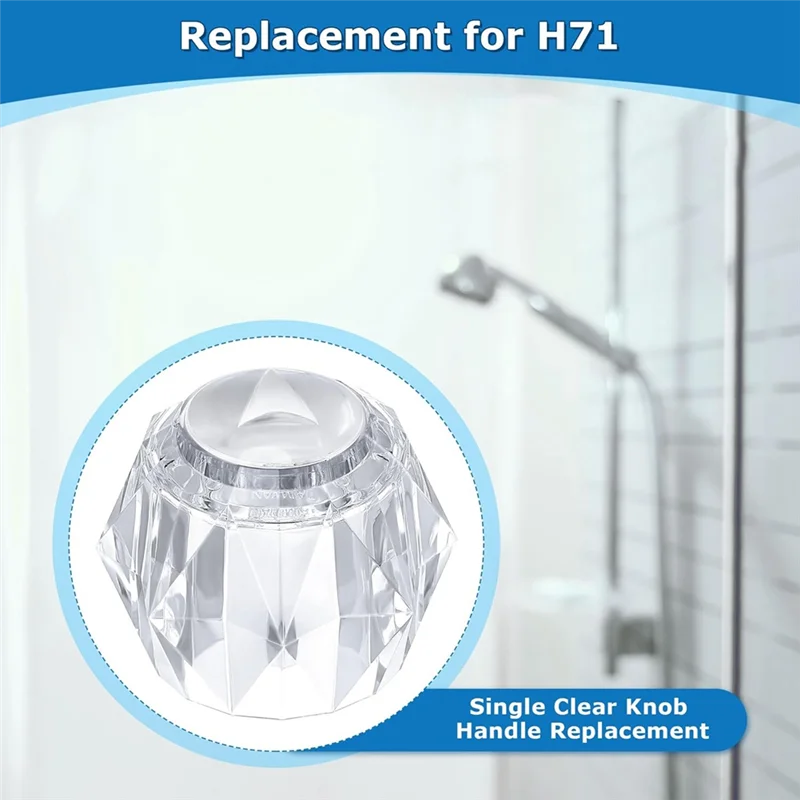 ABCA-Replacement Faucet Handle For Delta H71, For Delta Faucet Single Handle Tub Faucets, Shower Knob