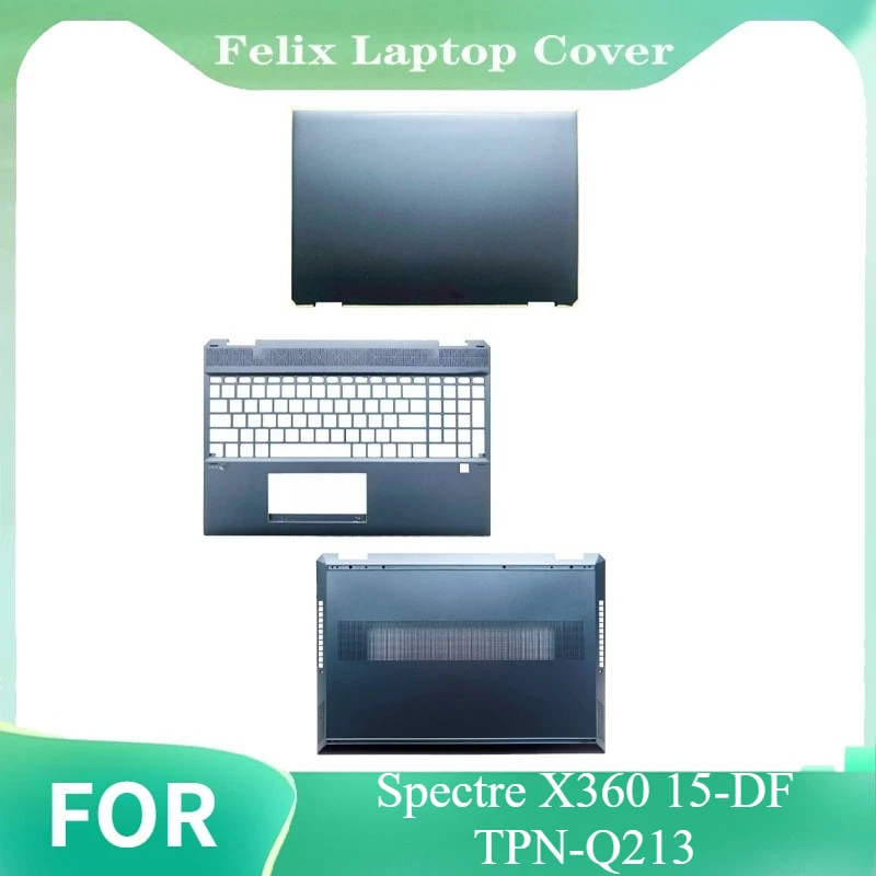 New LCD Back Cover Palmrest Bottom Case Lower Cover For Spectre X360 15-DF TPN-Q213 Series L38097-001