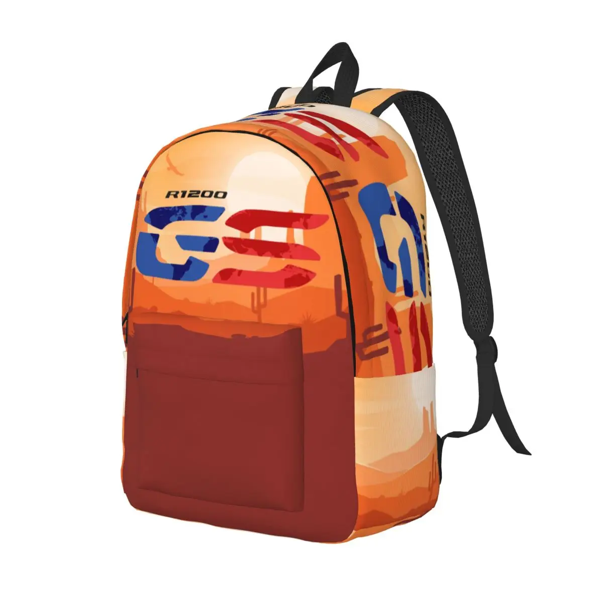 Custom GS Desert Style Canvas Backpacks Men Women Casual Bookbag for College School Bags